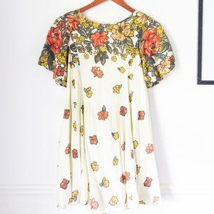 Kimchi Blue Flower Ivory Summer Dress, Size XS